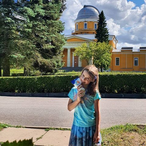 Сегодня гуляли в парке у Пулковской обсерватории. Находится неда